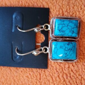 Torquiose Earrings(Match a posted bracelet)
